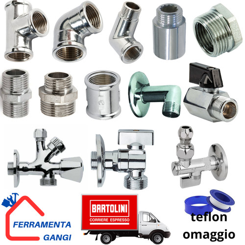 Raccordi ottone cromato - raccordi,
