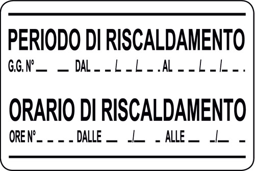 Adesivo segnaletica - adesivo,